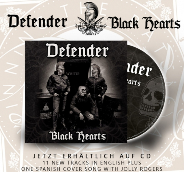 DEFENDER – BLACK HEARTS - CD